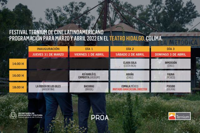 Regresa El Festival Ternium de Cine Latinoamericano a Colima