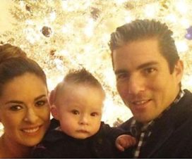 Foto Galilea Montijo Celebra la Primera Navidad con Mateo